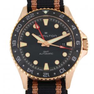 ハミルトン カーキネイビースキューバオート GMT ブロンズ H825650/H82565930 ブロンズ 自動巻