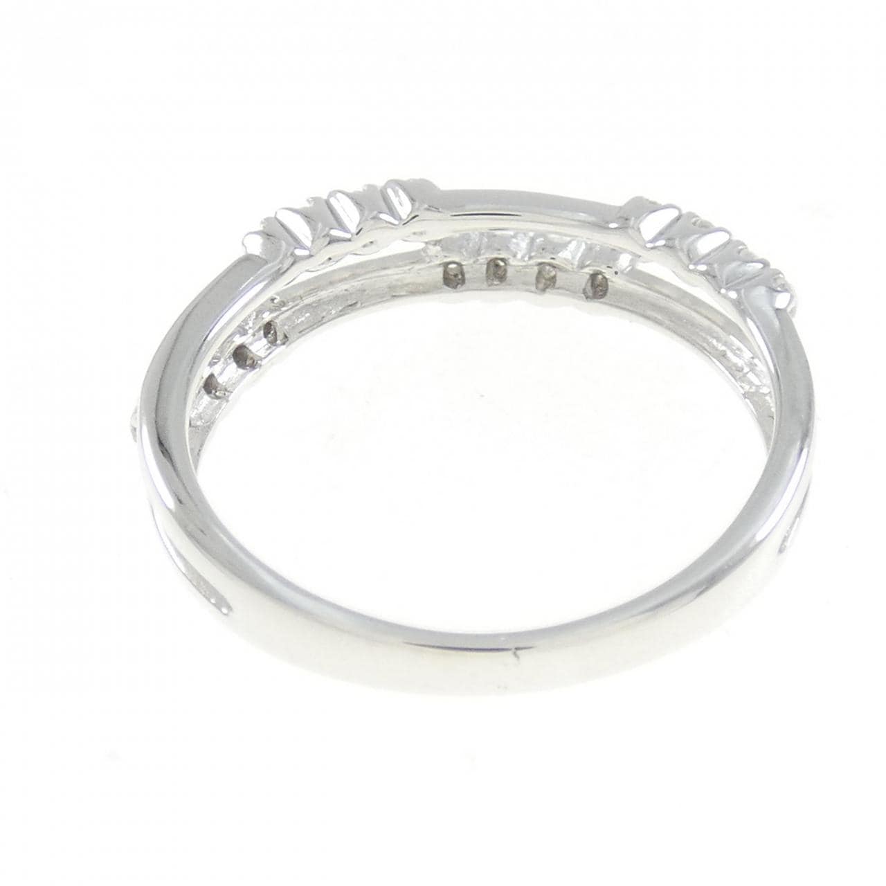 K18WG ダイヤモンド リング 0.14CT