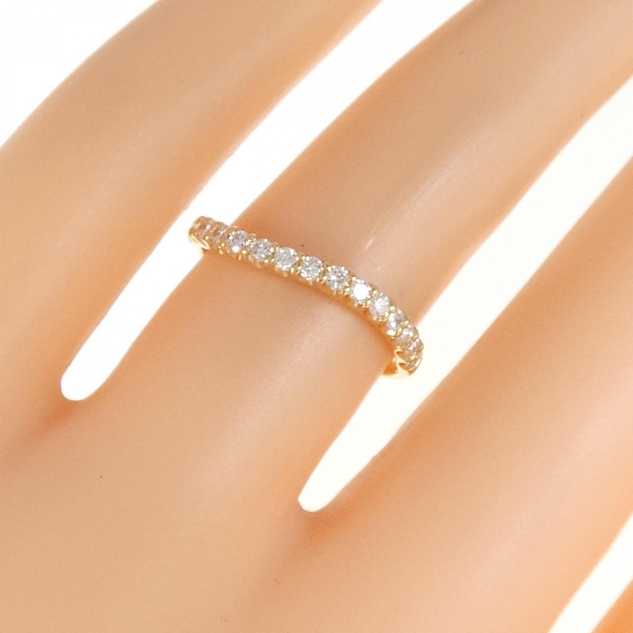 K18YG ダイヤモンド リング 0.25CT