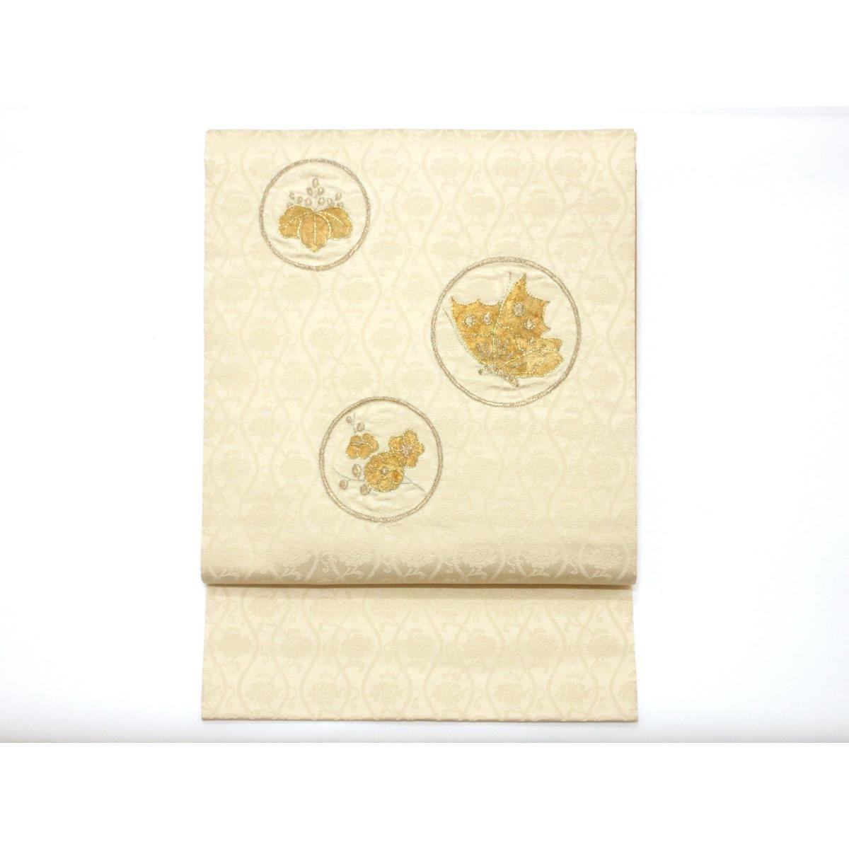 名古屋帯　刺繍加工