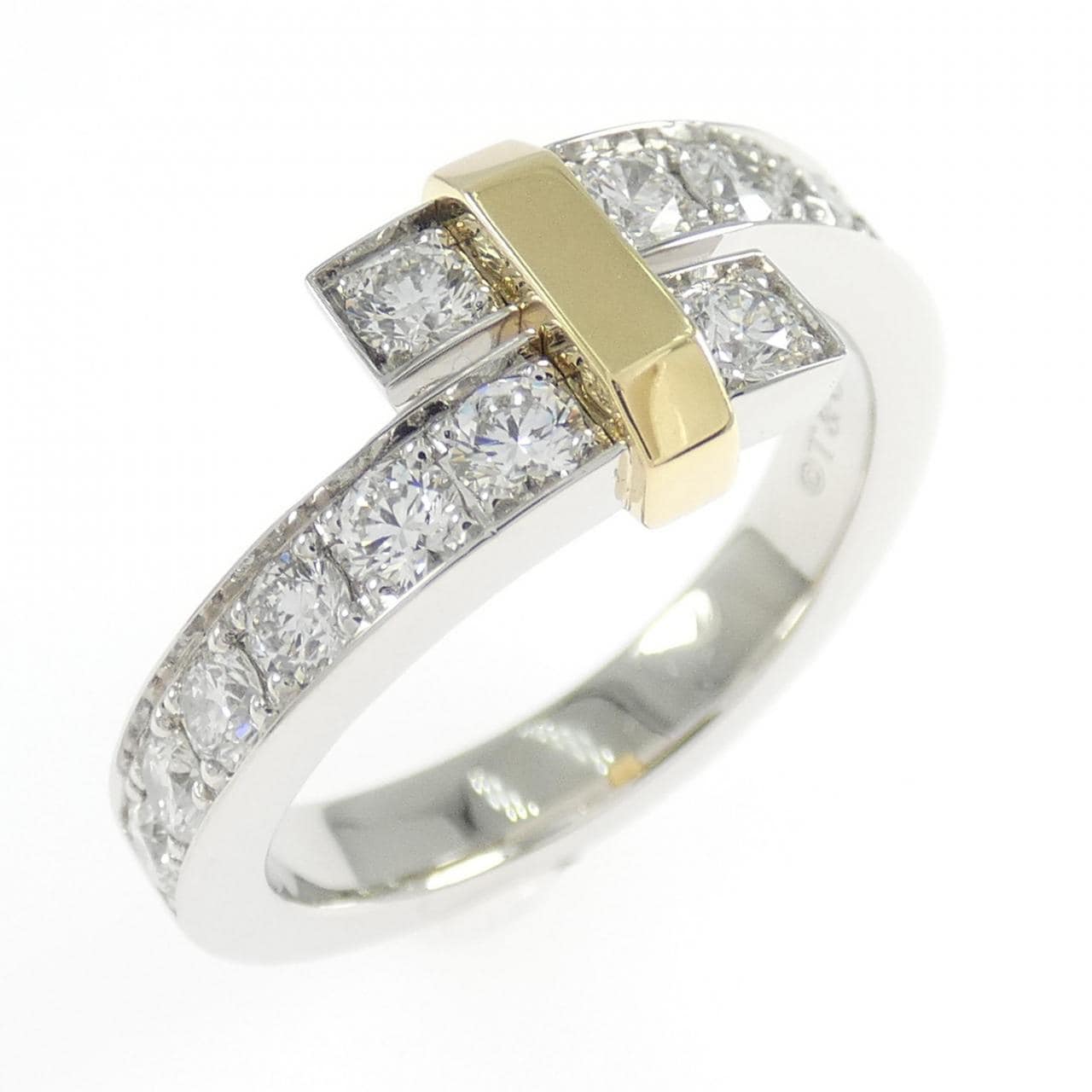 ティファニー バイパス ワイド リング 1.08CT