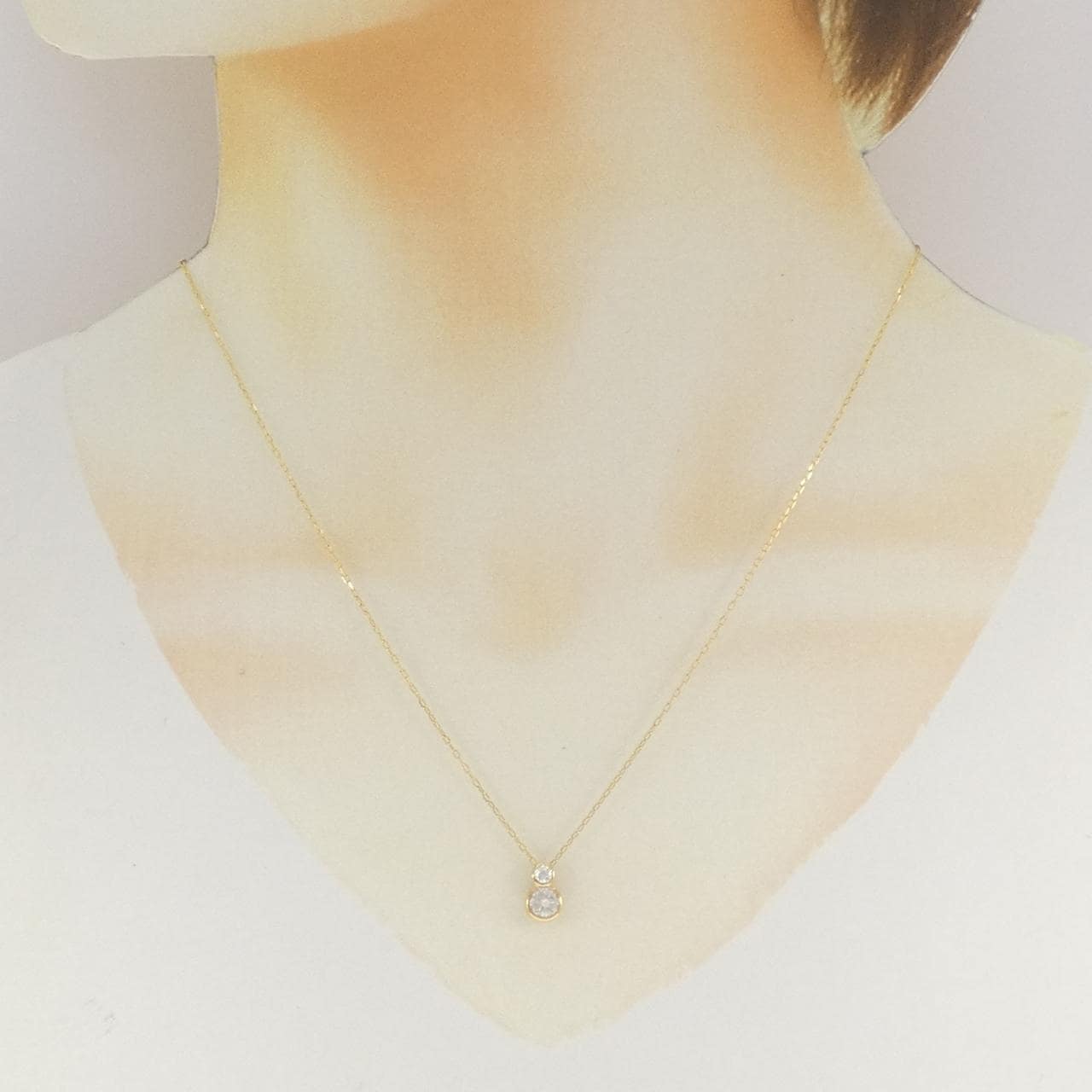 K18YG ダイヤモンド ネックレス 0.50CT