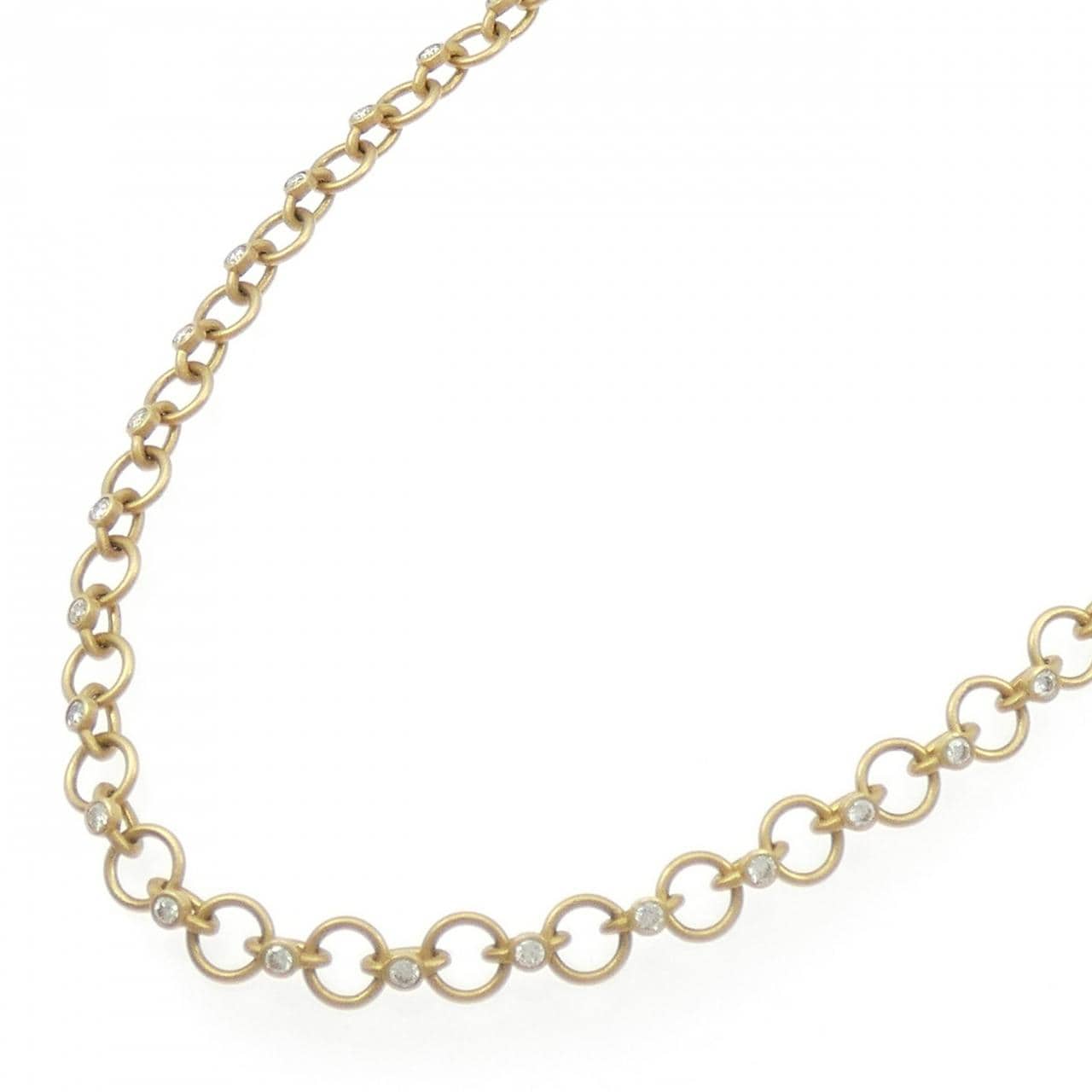 シハラ リンク ダイヤモンド ネックレス 1.63CT