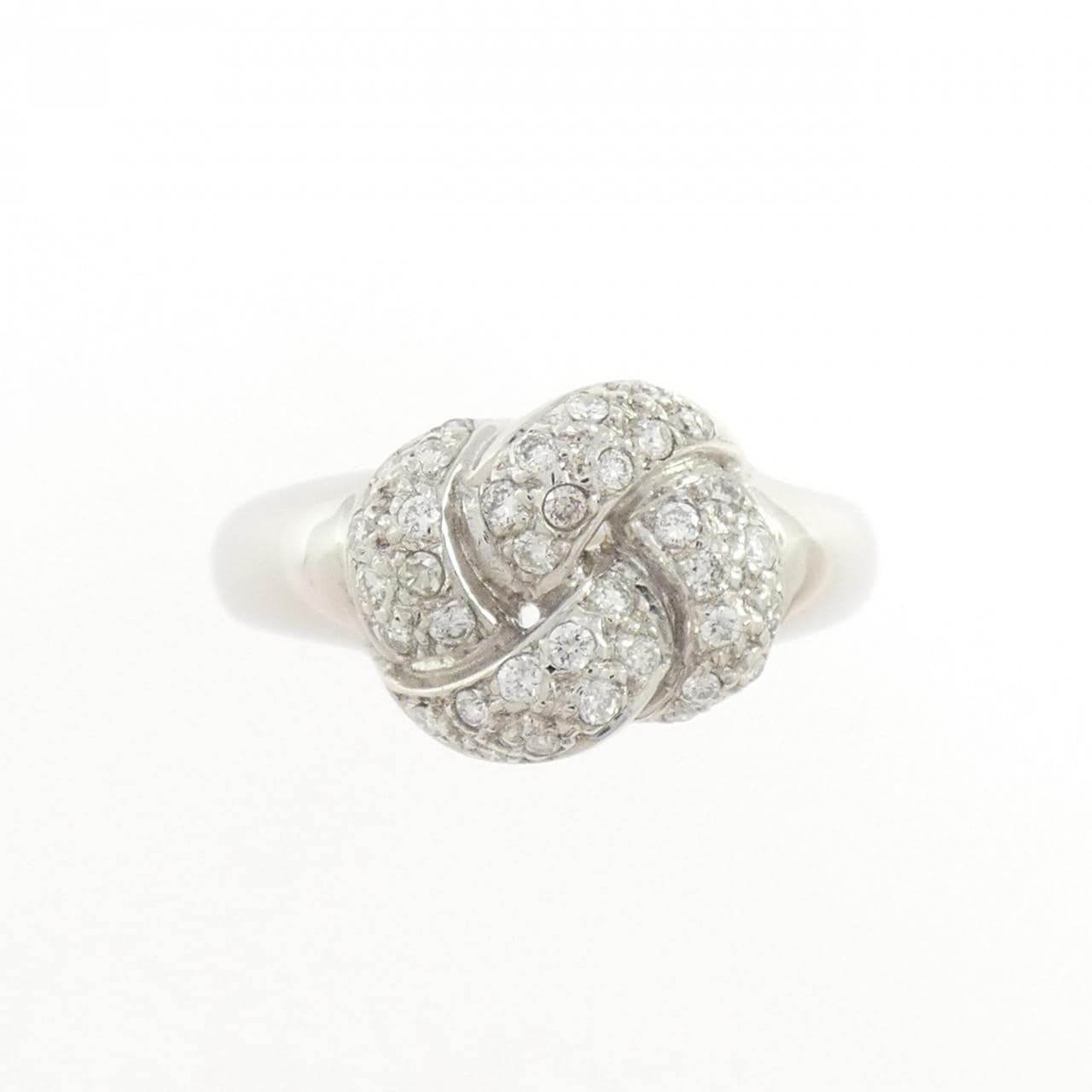 750WG ダイヤモンド リング 0.24CT