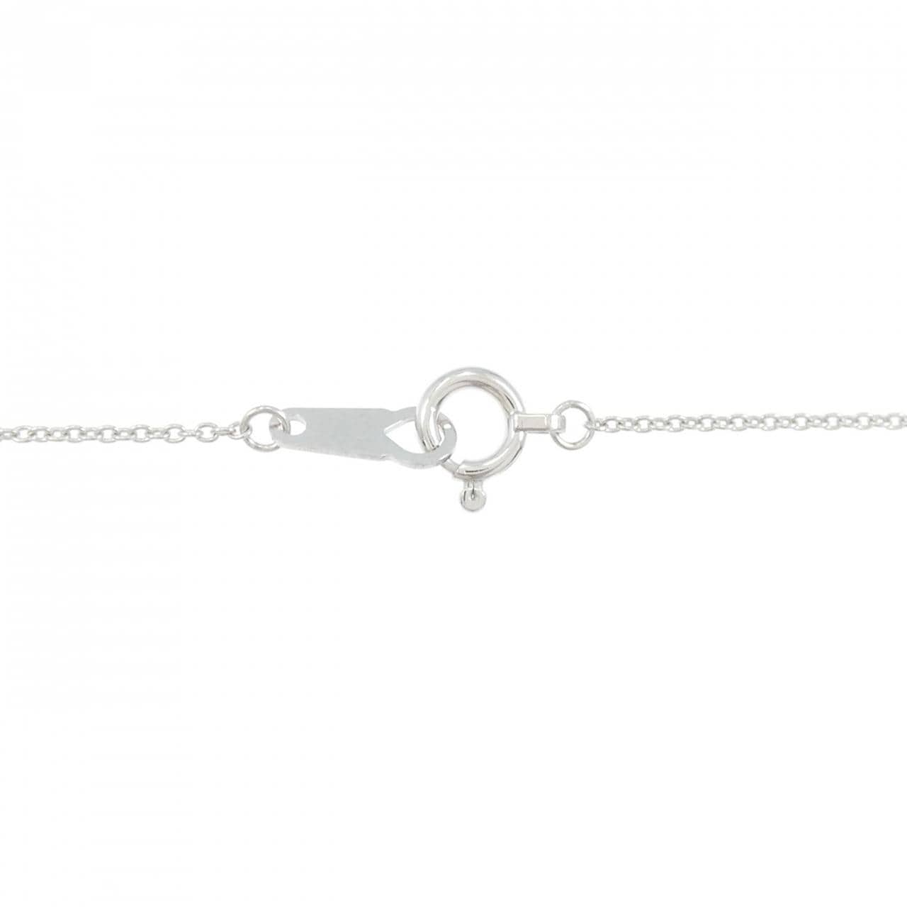 K18WG ルビー ネックレス 0.52CT