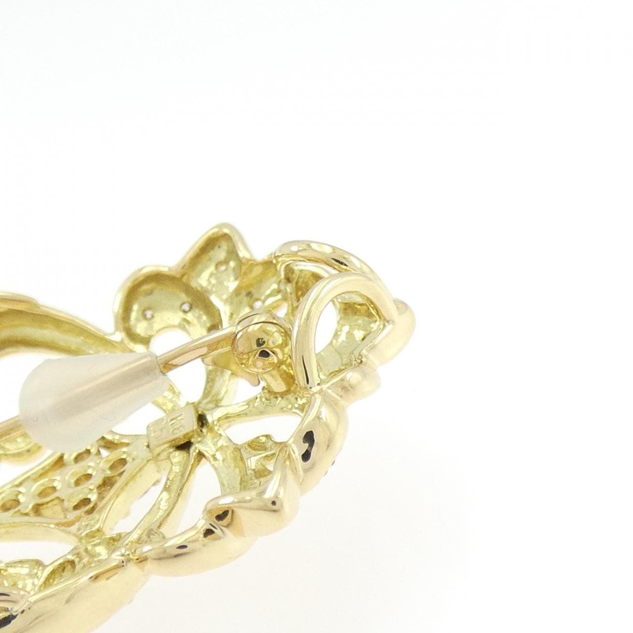 K18YG ダイヤモンド ブローチ 0.51CT