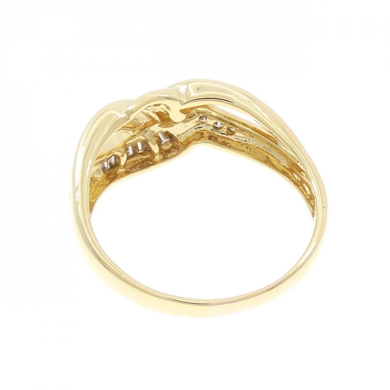 K18YG ダイヤモンド リング 0.26CT