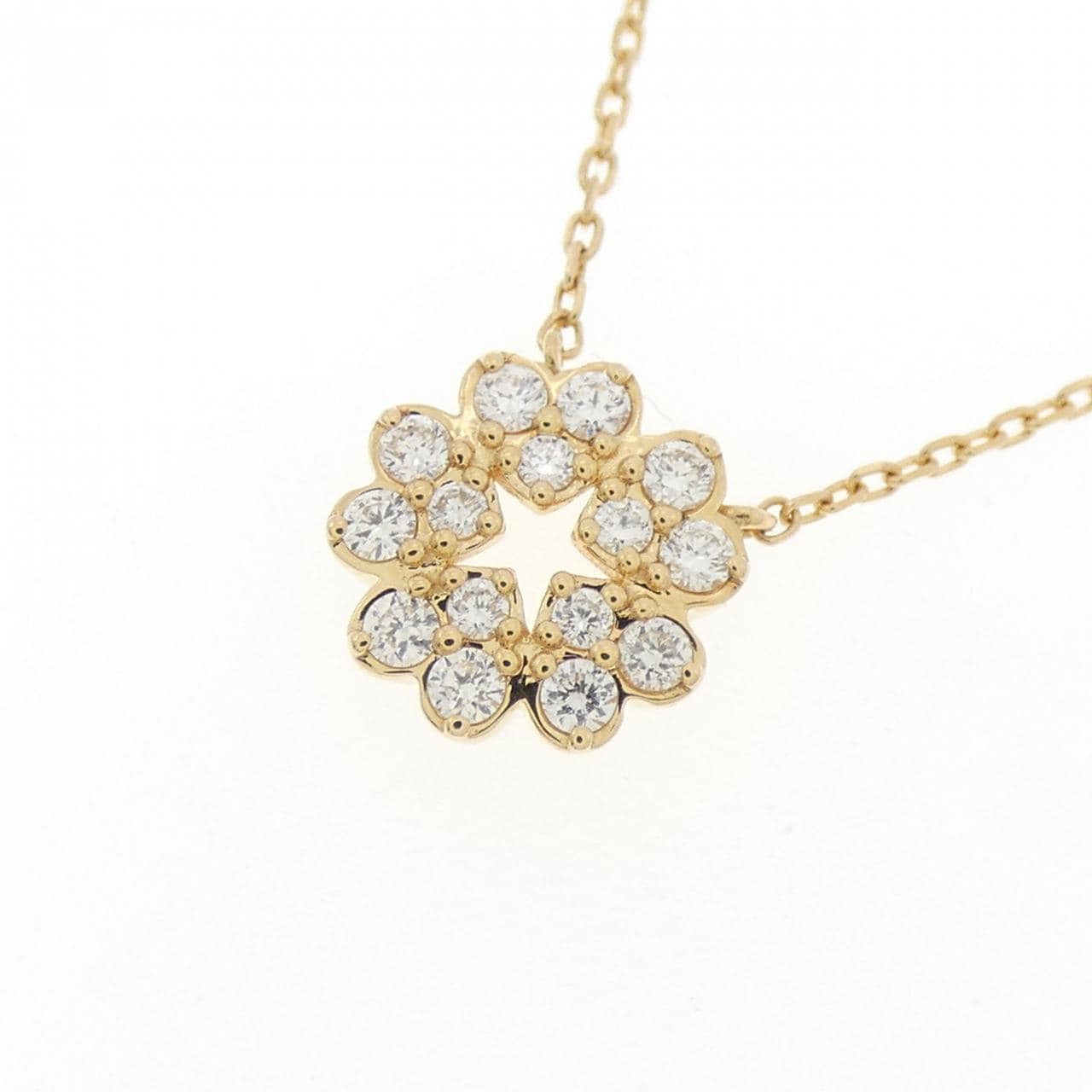 ポンテヴェキオ ダイヤモンド ネックレス 0.12CT