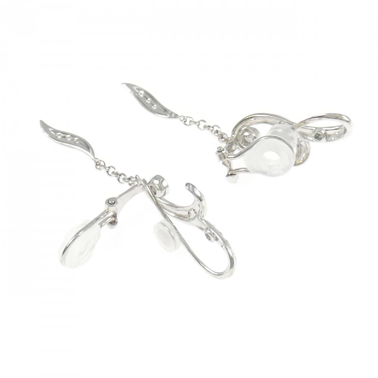 K18WG ダイヤモンド イヤリング 0.30CT