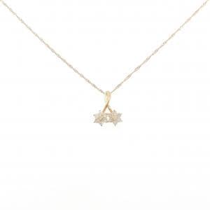 K18YG ダイヤモンド ネックレス 0.20CT