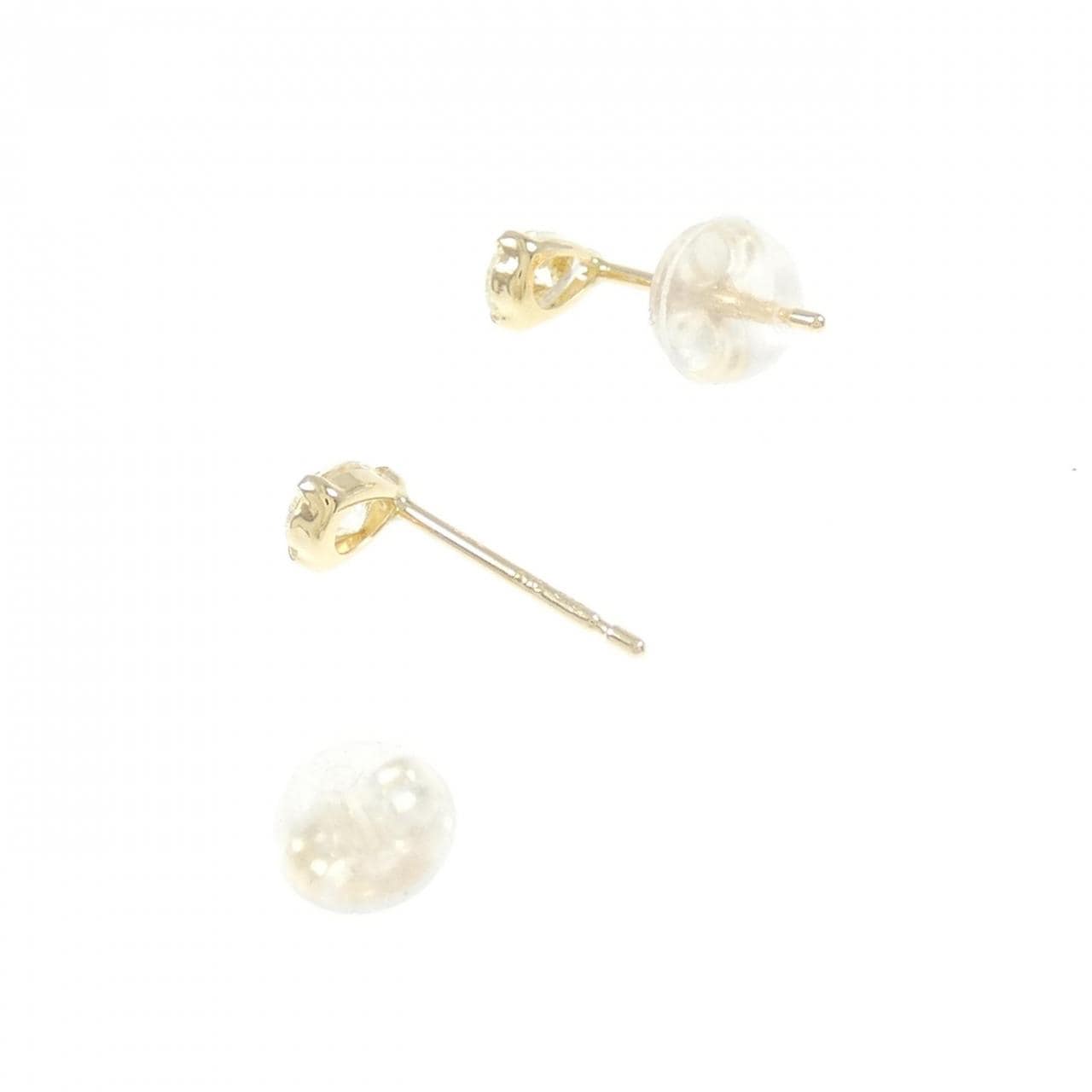 【新品】K18YG ダイヤモンド ピアス 0.32CT