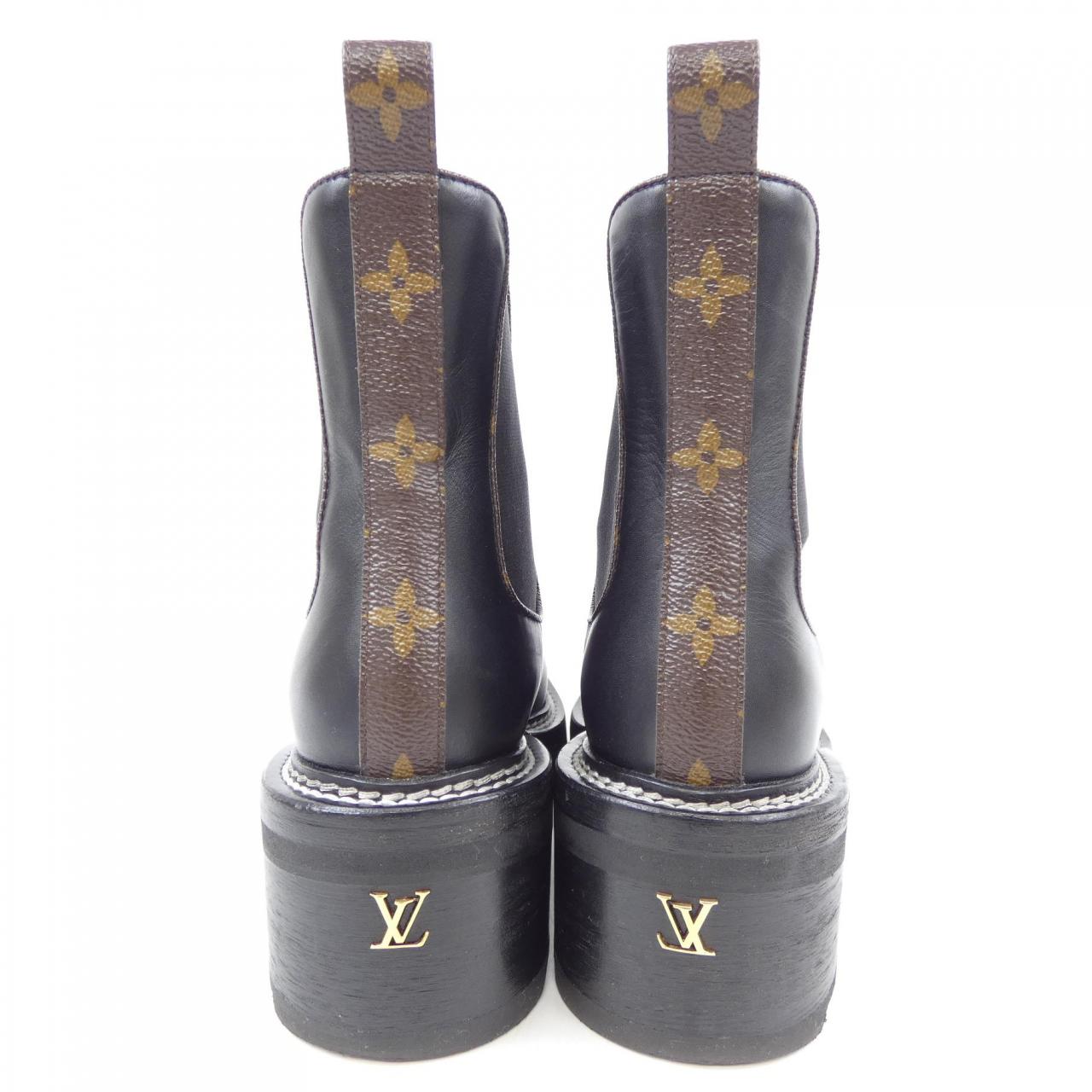 ルイヴィトン LOUIS VUITTON モノグラムキャンバスバックループ LVボブールライン ブーツ