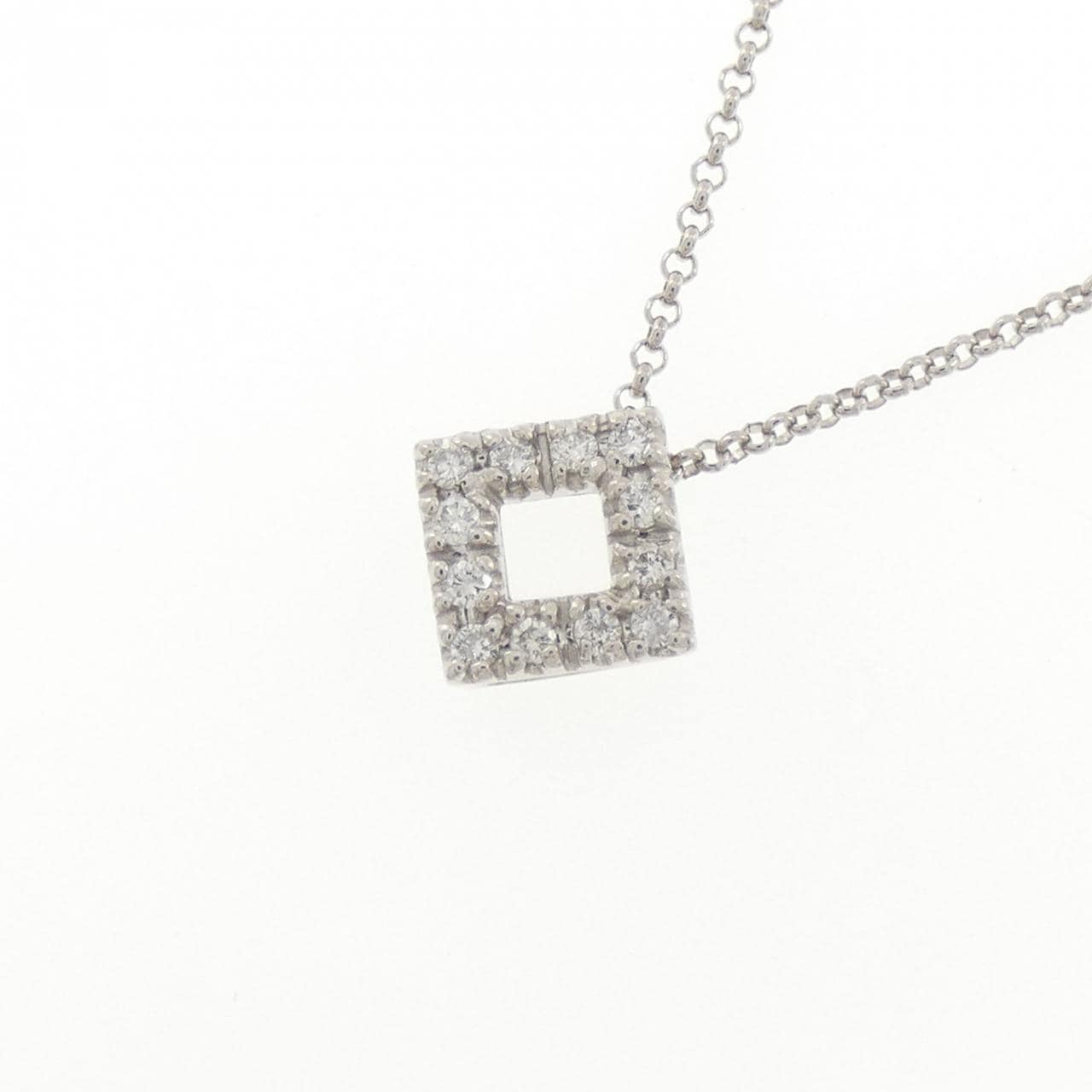 PT900/PT850 ダイヤモンド ネックレス 0.08CT