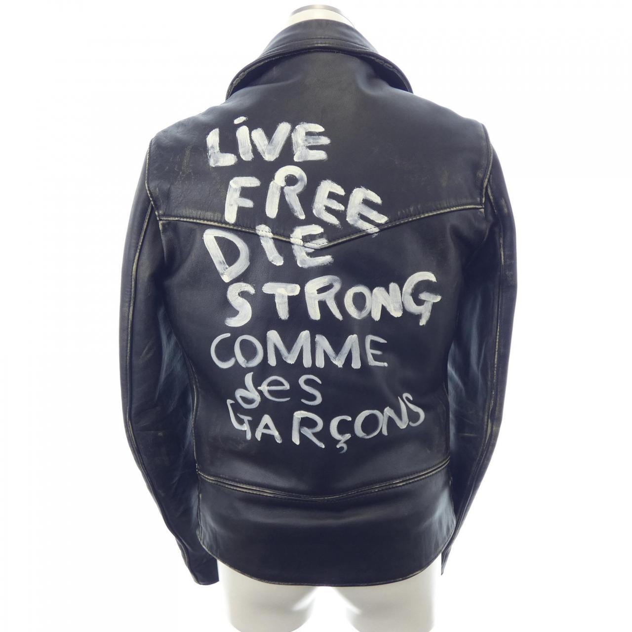 ルイスレザー LEWIS LEATHERS COMME des GARCONS レザーライダースジャケット