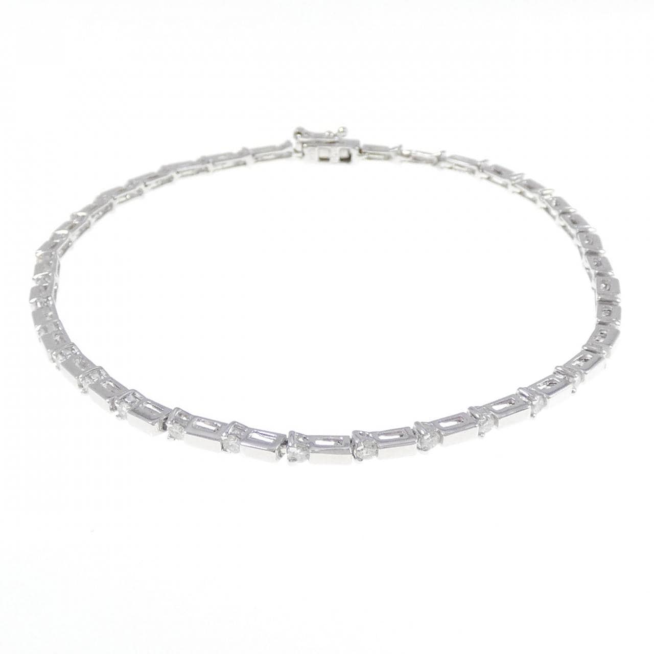 K18WG Diamond bracelet 0.30CT