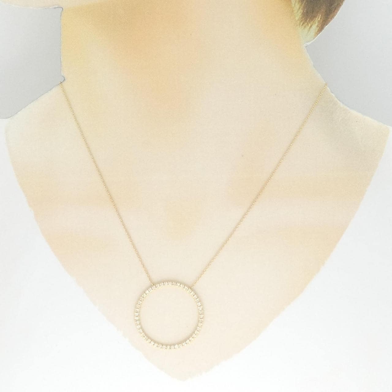 Bijou de M Circle Necklace 0.50CT