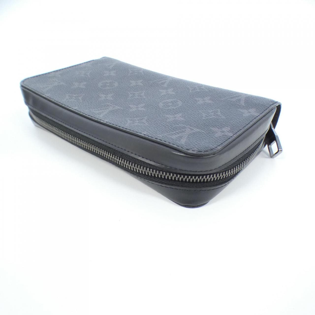 LOUIS VUITTON Monogram Eclipse拉链XL M61698 皮夾