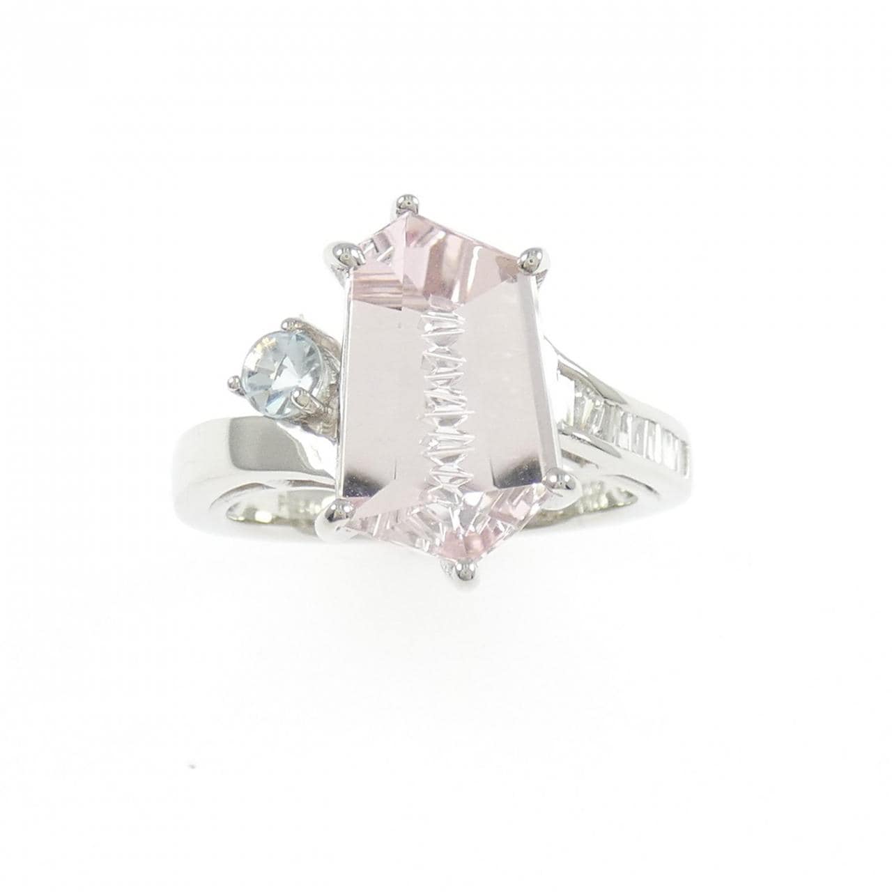 PT950 カラーストーン リング