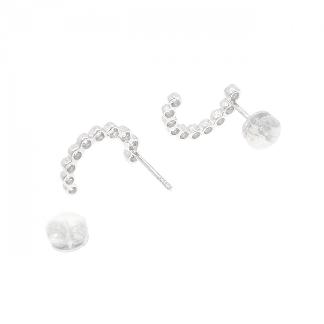 18KWG/K18WG Diamond earrings
