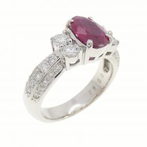 PT900 ルビー リング 1.17CT