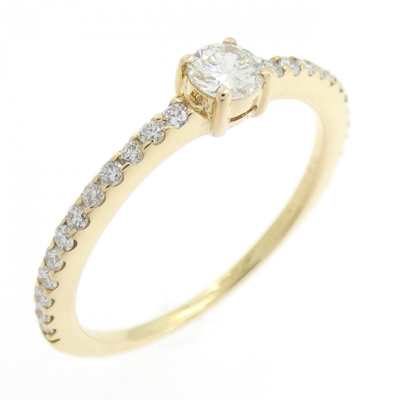 750YG ダイヤモンド リング 0.17CT