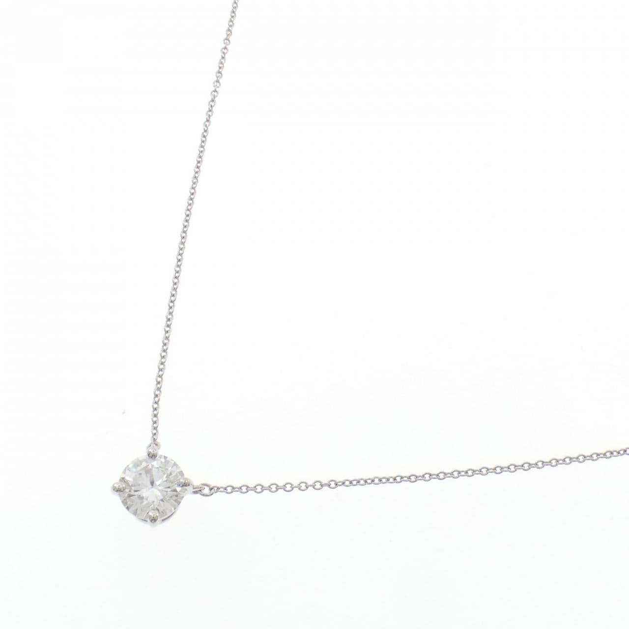 ティファニー ソリティア ネックレス 1.13CT F VVS1 3EXT