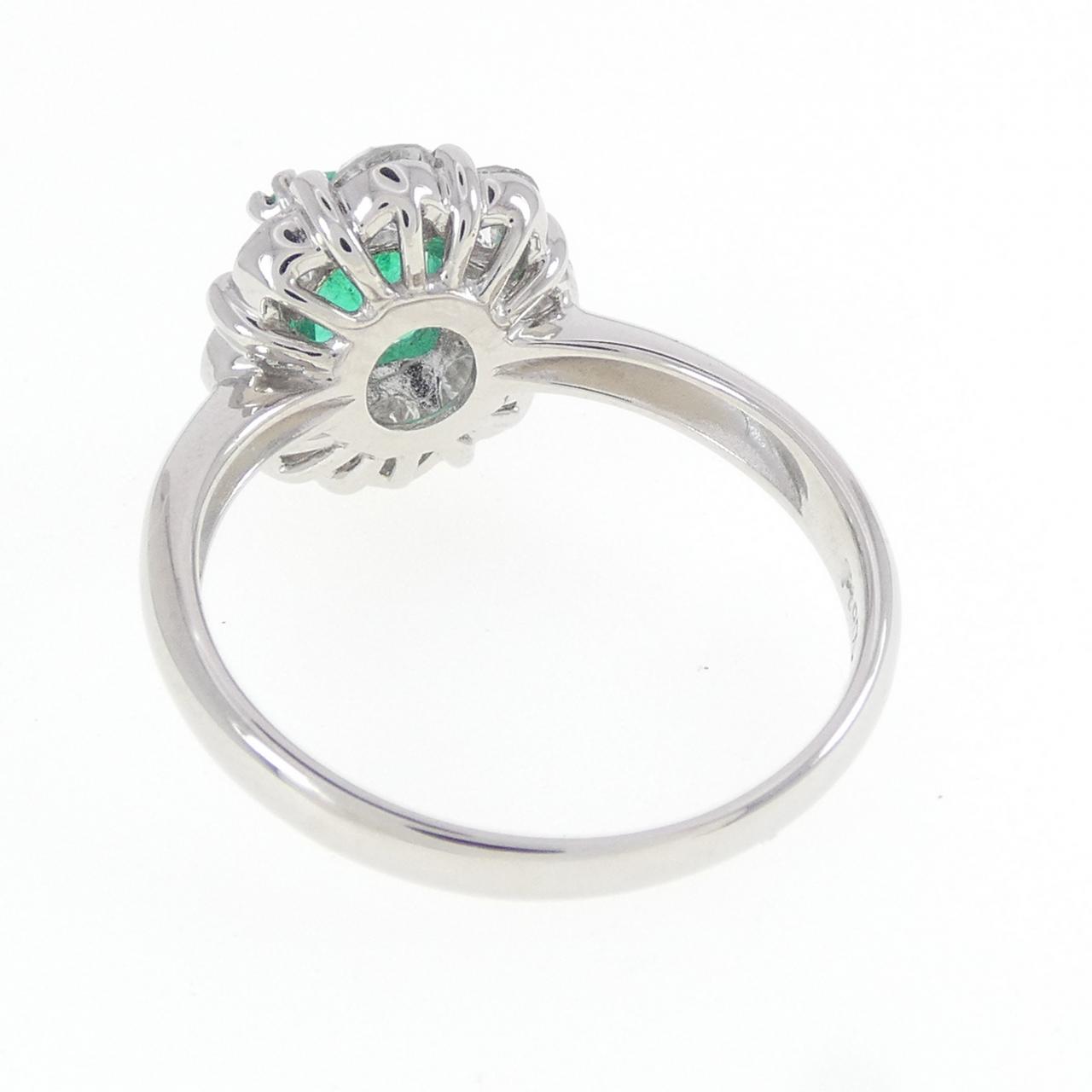 PT900 エメラルド リング 0.77CT