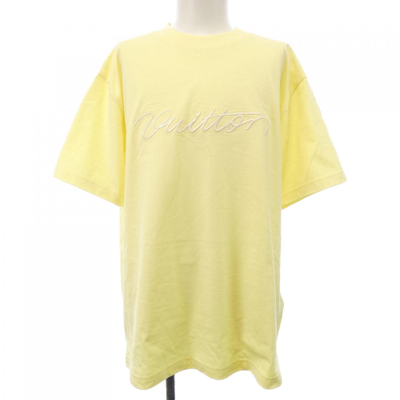 ルイヴィトン LOUIS VUITTON エンベリッシュド シグネチャー ショートスリーブTシャツ HUY47WDT3 Tシャツ