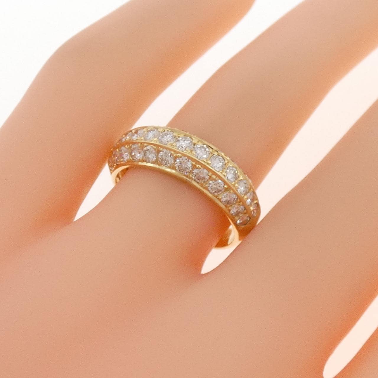 18KTYG ダイヤモンド リング 1.10CT