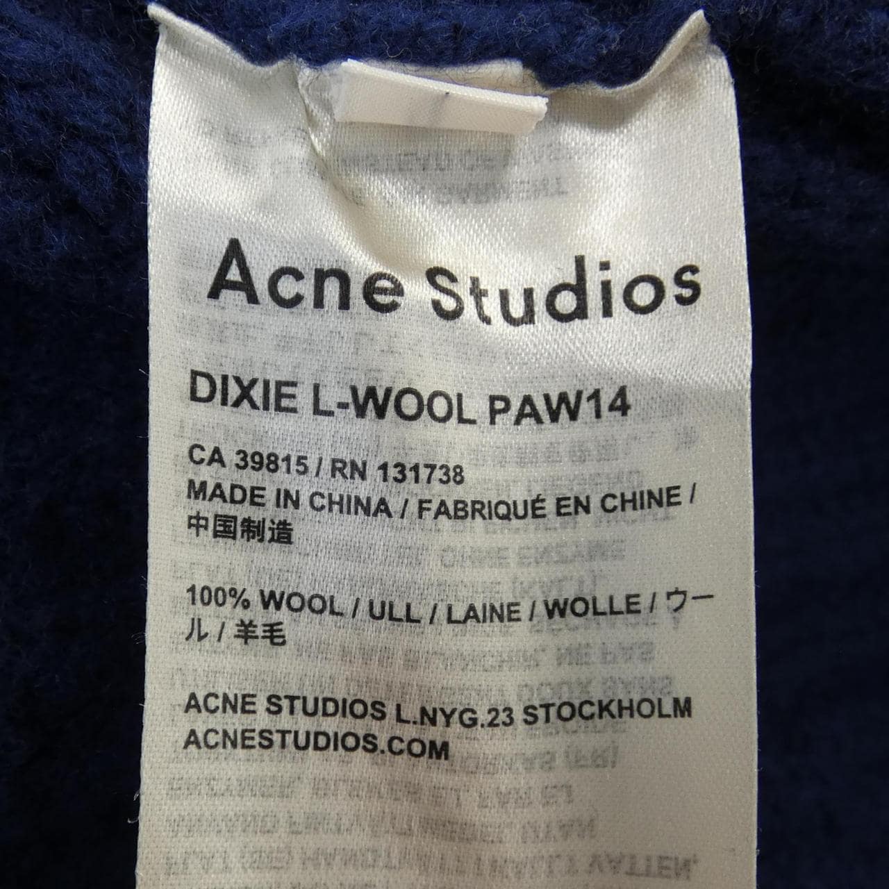 アクネストゥディオズ ACNE STUDIOS ニット