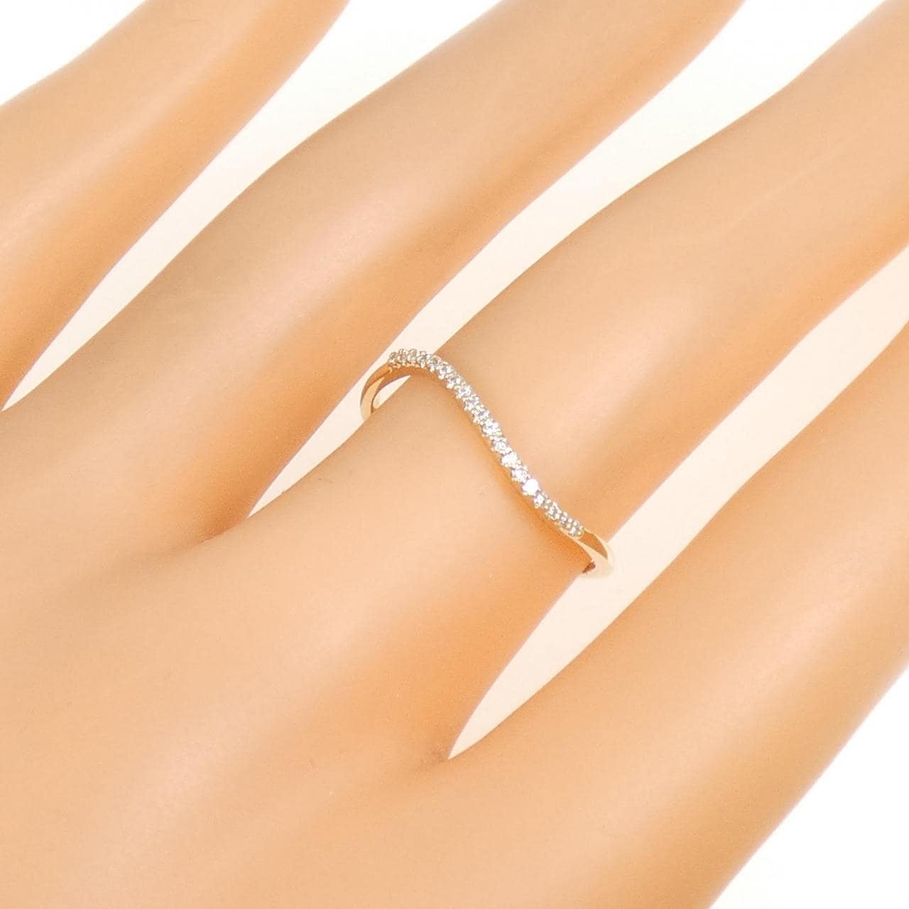 K10YG ダイヤモンド リング 0.095CT