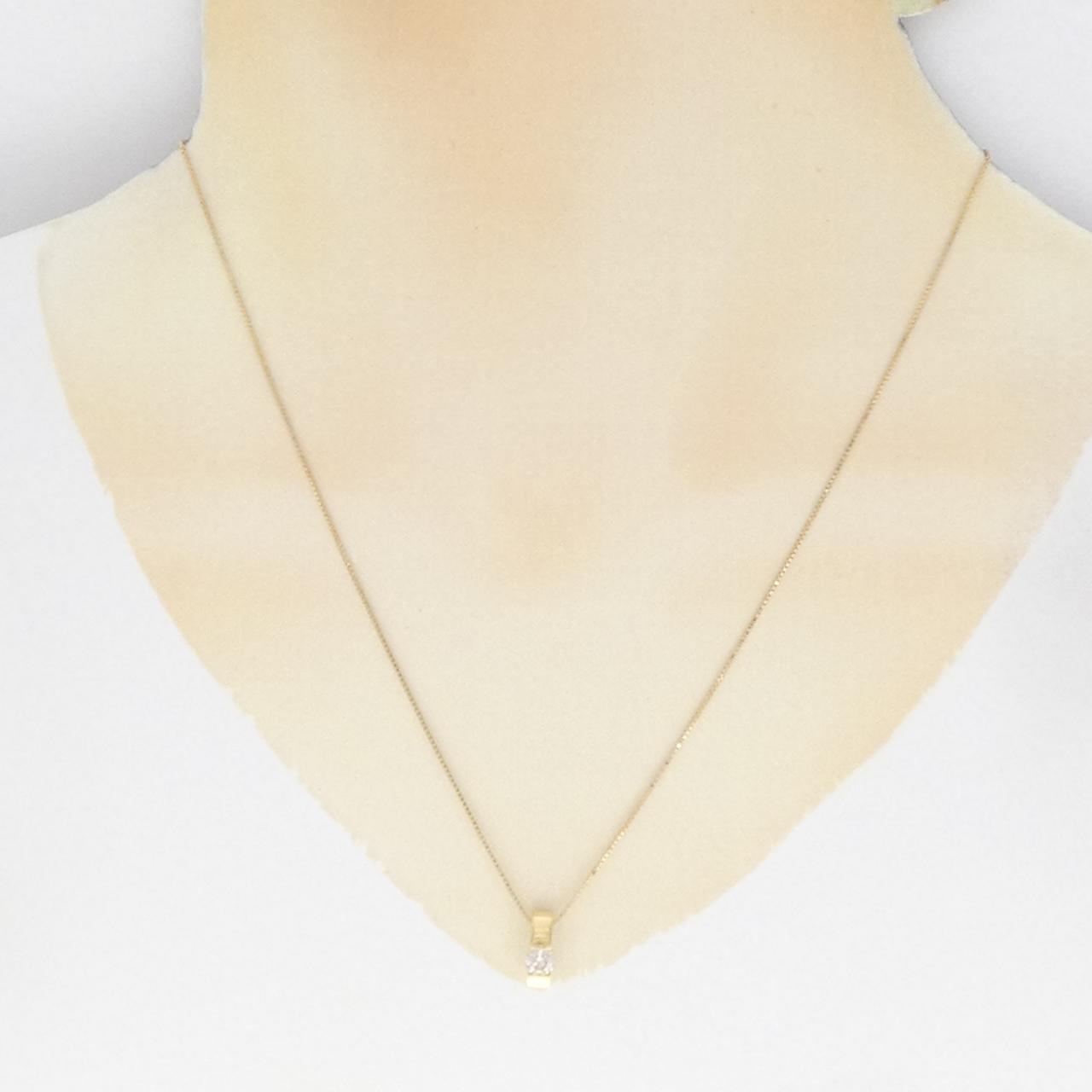 K18YG ダイヤモンド ネックレス 0.317CT