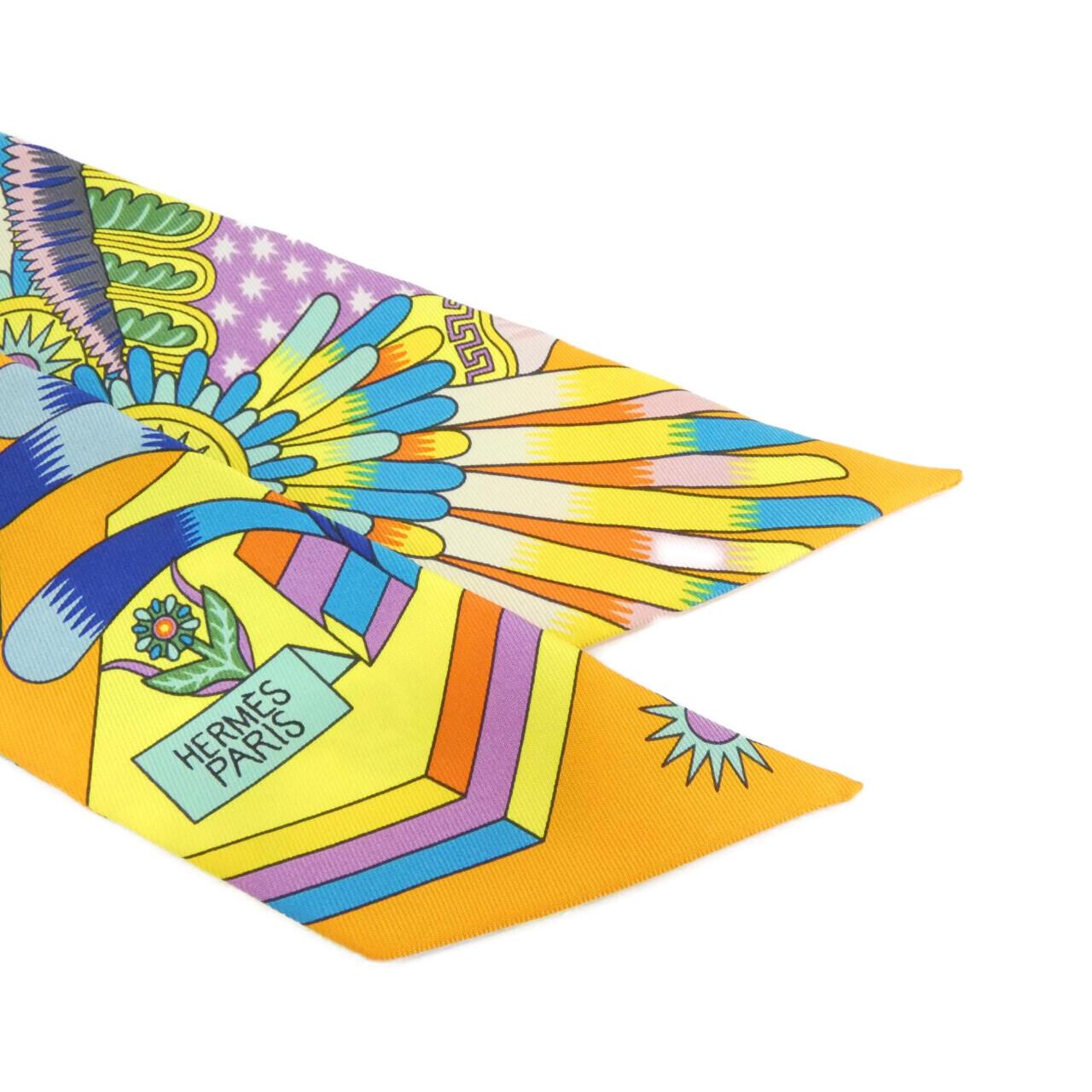 エルメス LA SOURCE DE PEGASE ツイリー 063434S スカーフ