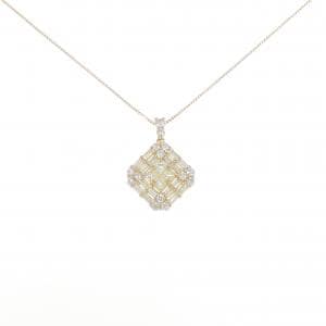 【新品】K18YG ダイヤモンド ネックレス 1.00CT