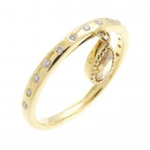 【新品】K18YG ダイヤモンド リング 0.24CT