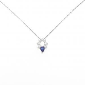 PT900/PT850 サファイヤ ネックレス 0.57CT