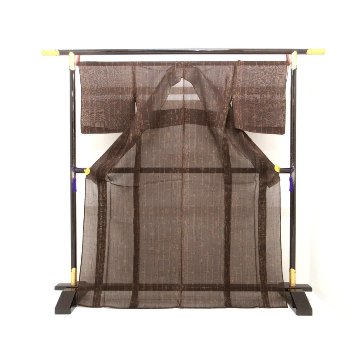 【未使用品】単衣　紗紬織