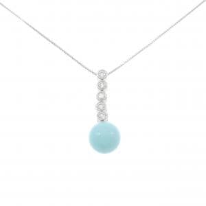 K18WG ターコイズ ネックレス