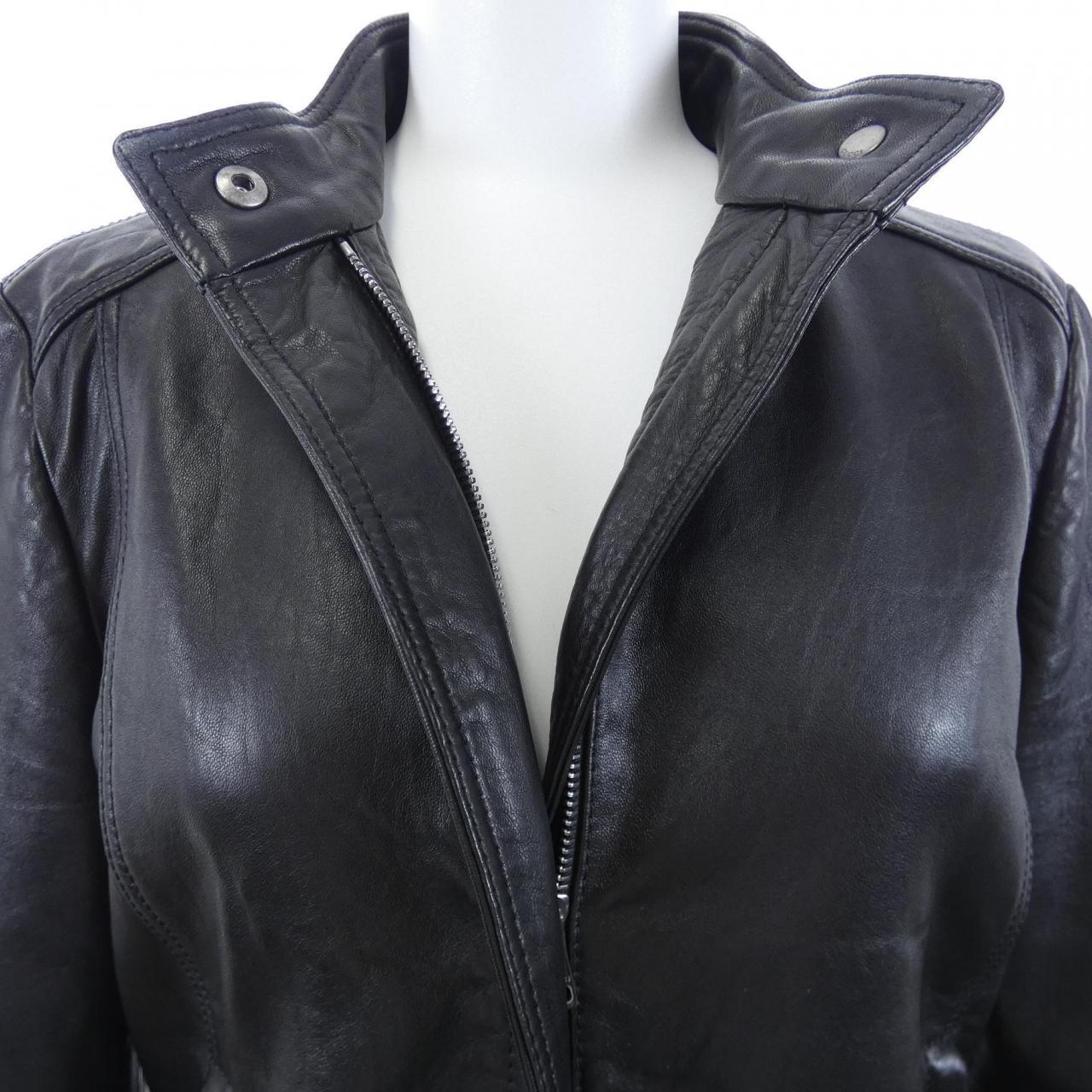 グッチ GUCCI 290487-XN571 レザーライダースジャケット