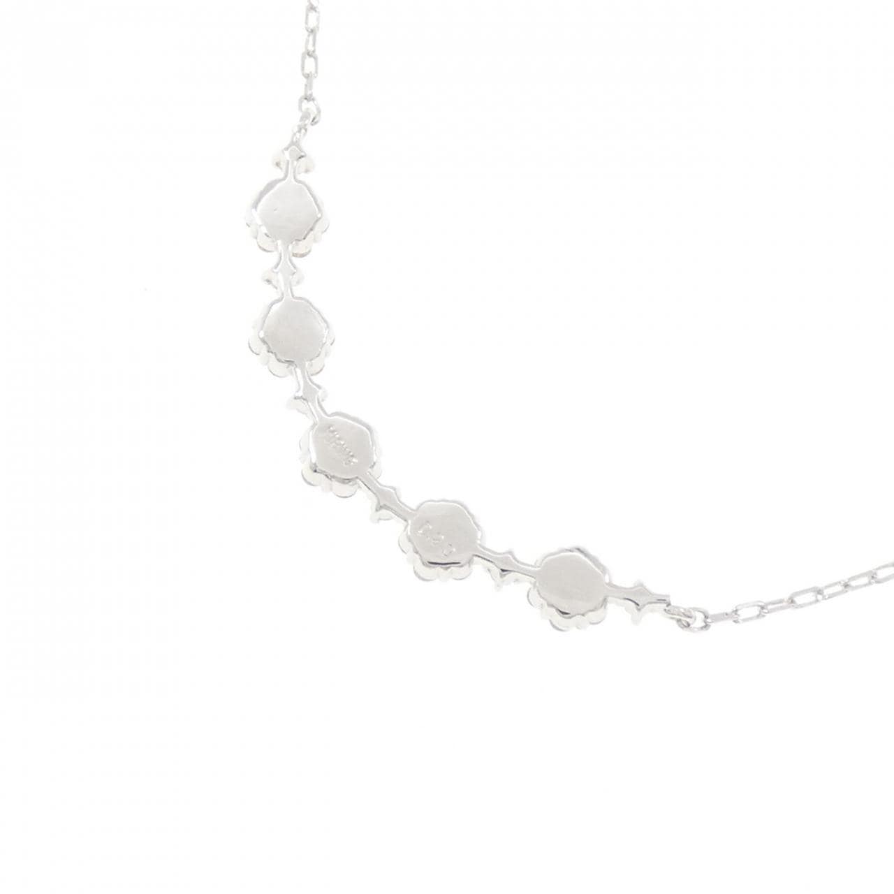 K18WG ダイヤモンド ネックレス 0.20CT