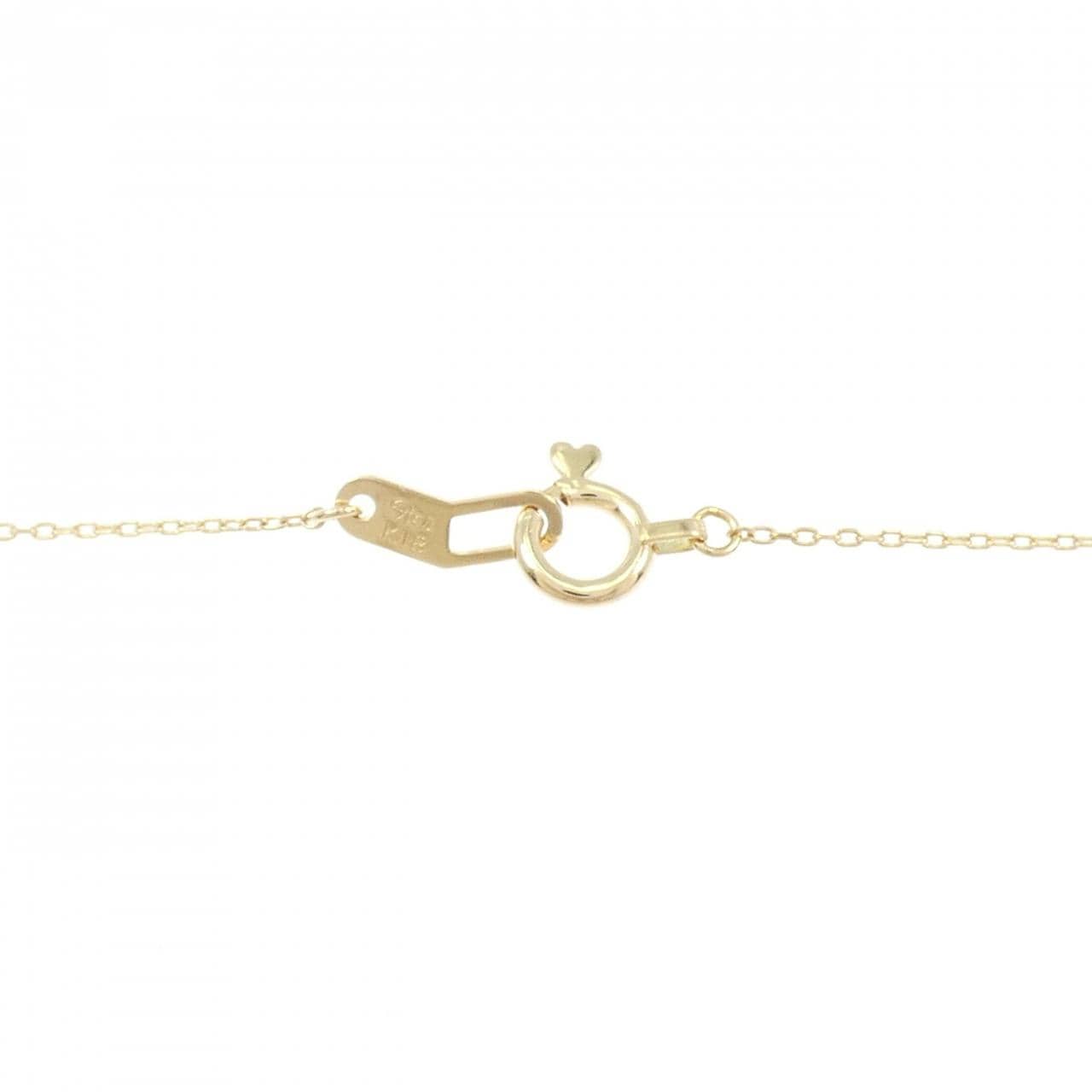 スタージュエリー クロス ダイヤモンド ネックレス 0.03CT