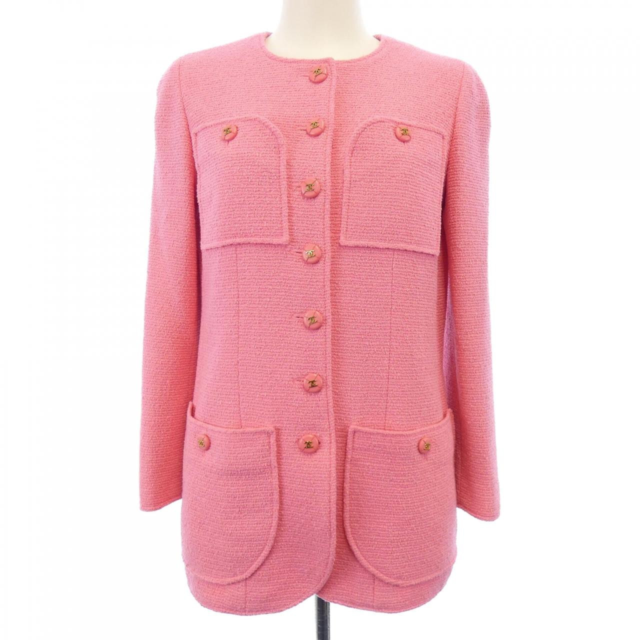 [vintage] CHANEL P04542V03969 Collarless Jacket