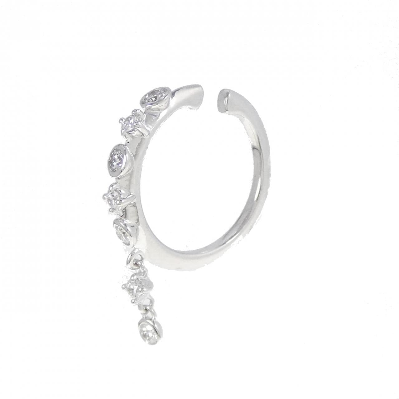 MIKIMOTO DINNER EAR CUFF 0.17CT ONE EAR