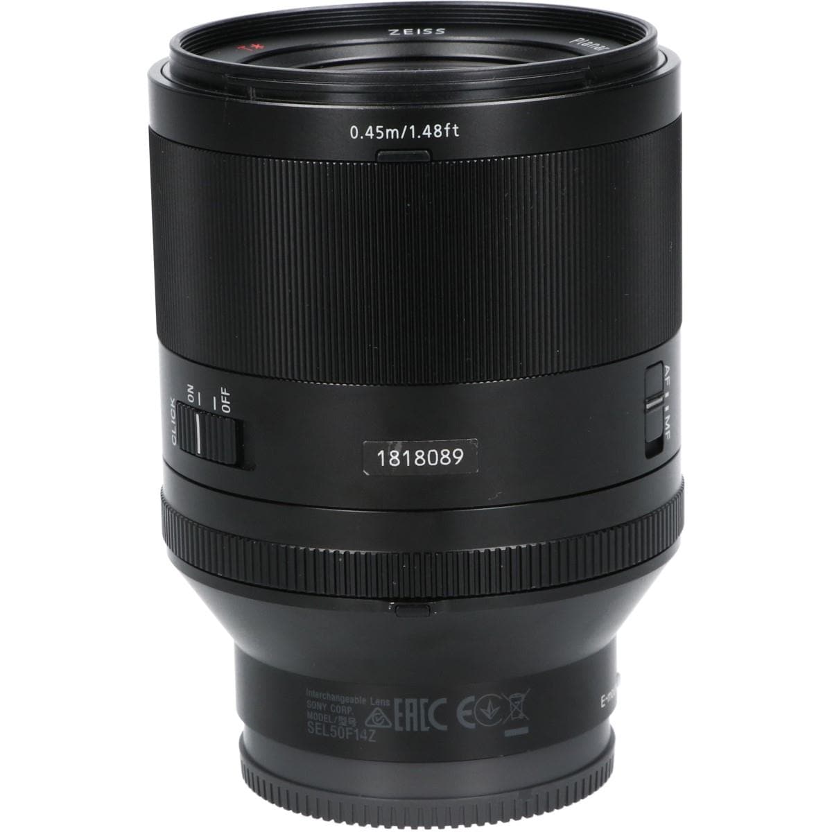 ＦＥ５０ｍｍ　Ｆ１．４ＺＡ（ＳＥＬ５０Ｆ１４Ｚ）