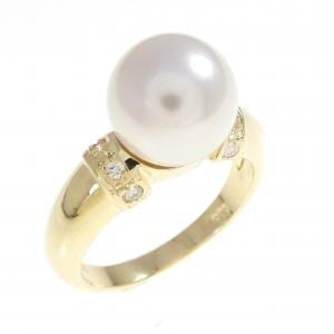 K18YG アコヤパール リング 9.0mm