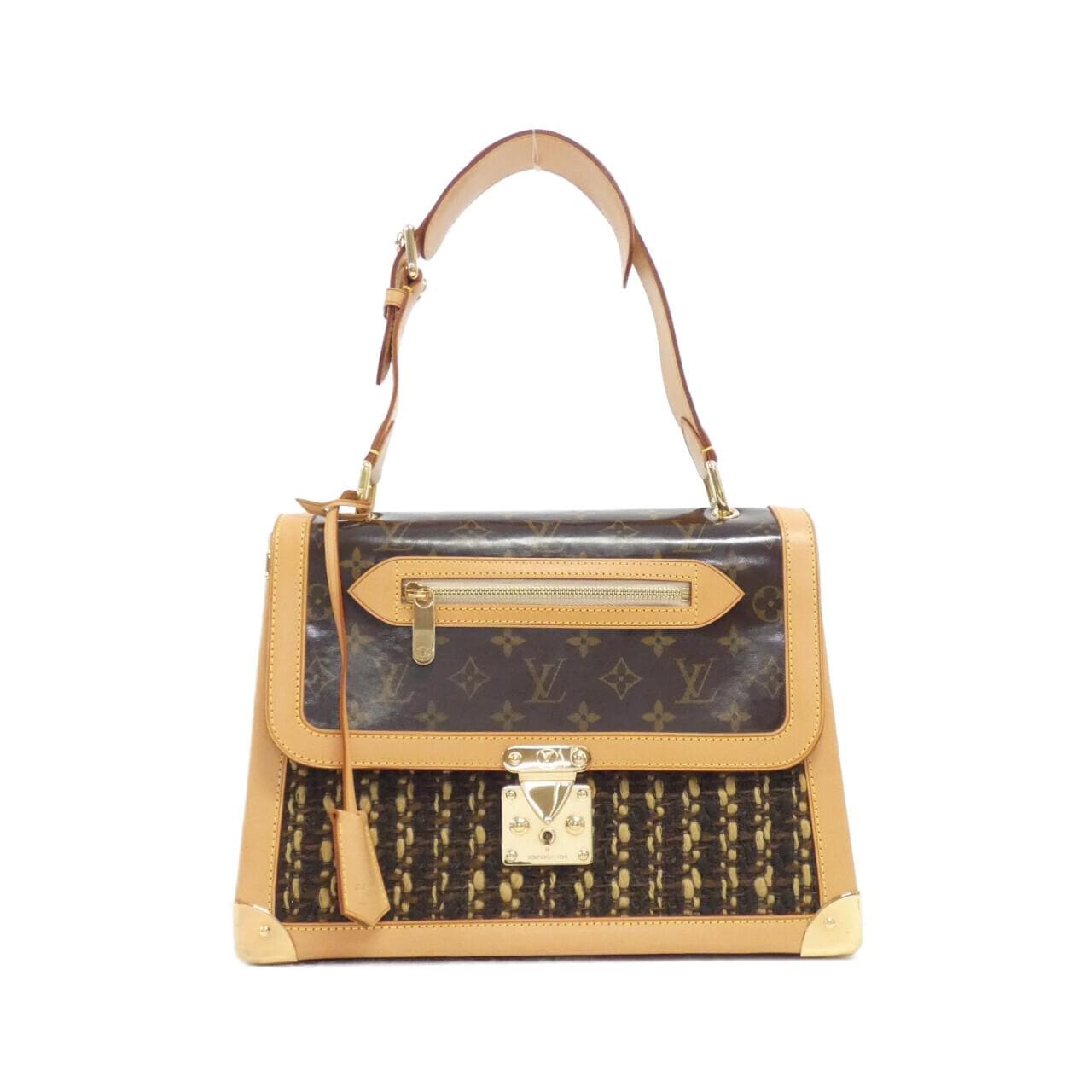 [vintage] LOUIS VUITTON Monogram Tweed Tweedy Zip M92821 Bag