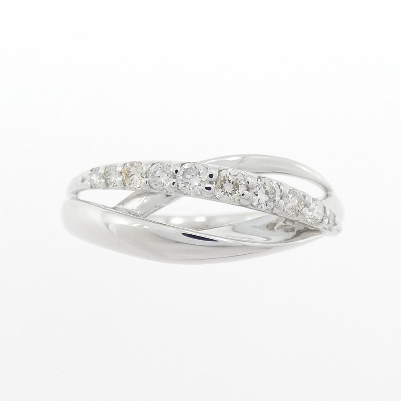 K18WG ダイヤモンド リング 0.20CT