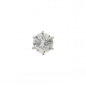 【リメイク】PT900/ST ソリティア ダイヤモンド ピアス 1.003CT G I1 GOOD
