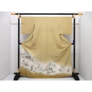 訪問着　刺繍加工ボカシ染