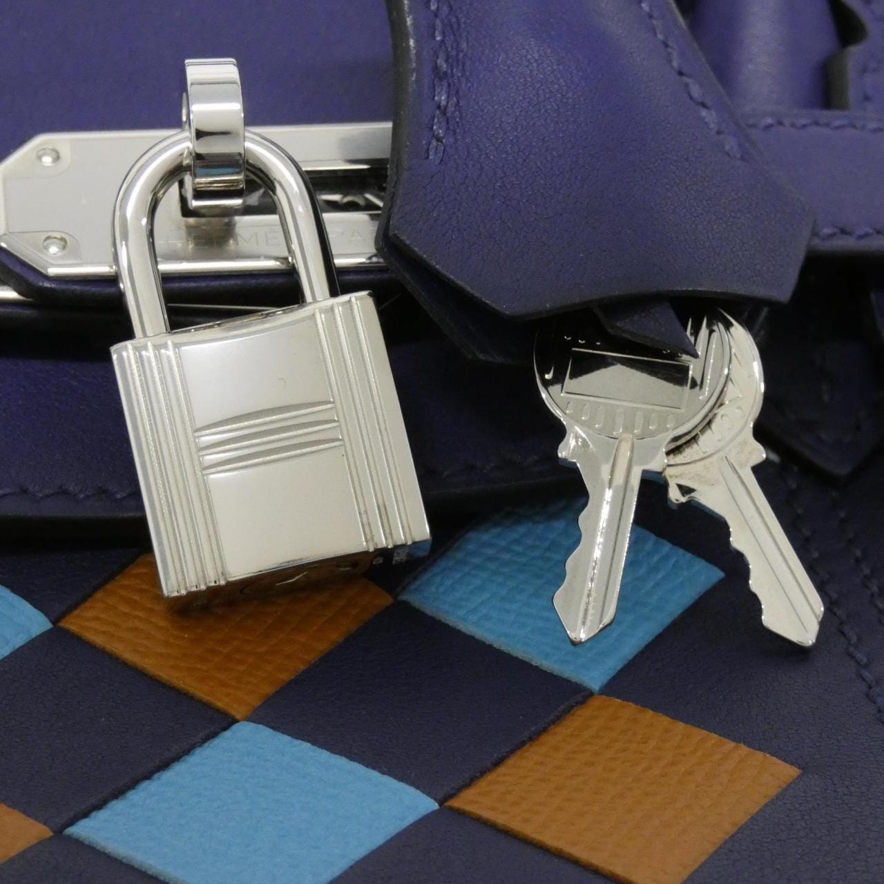 エルメス バーキン トレサージュ キュイール 30cm 077730CK バッグ